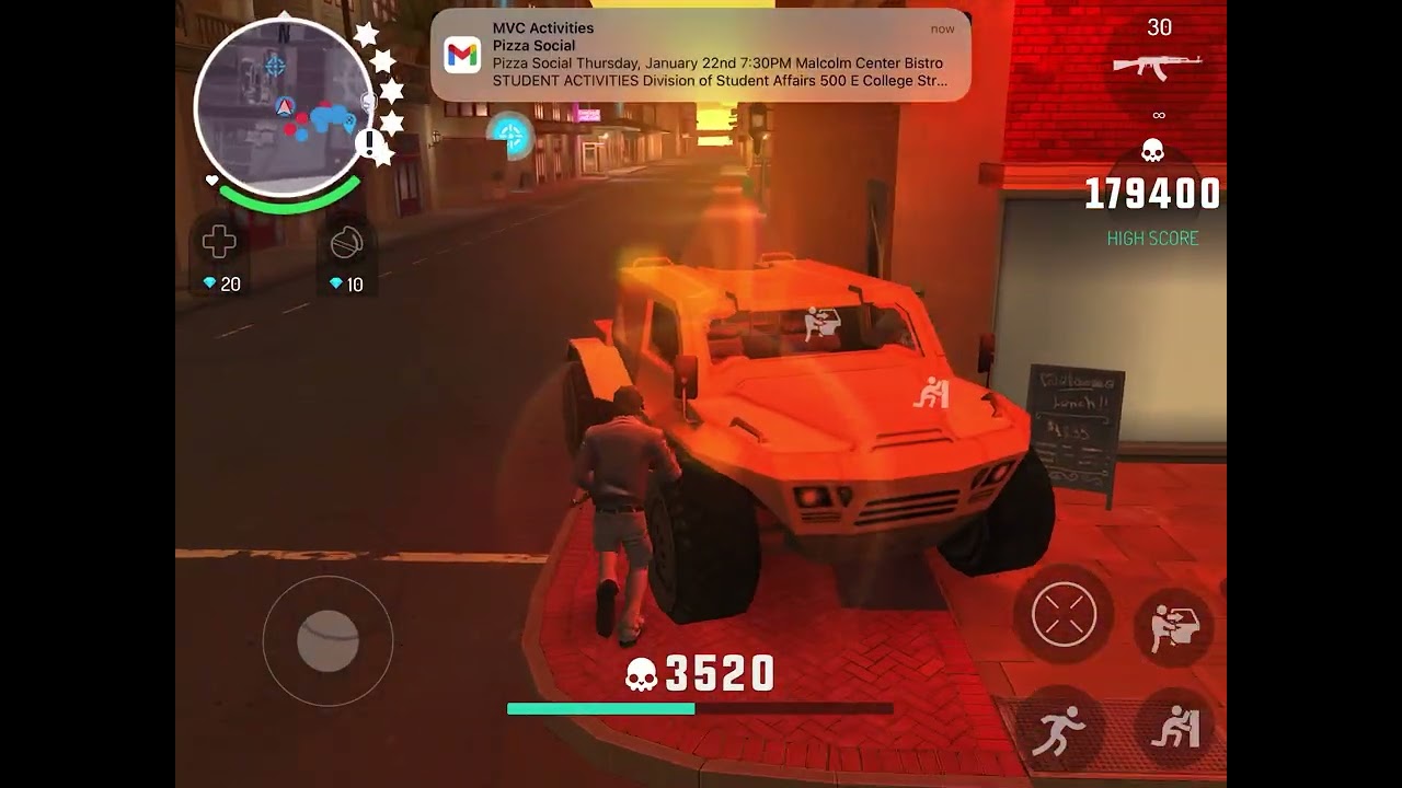 Gangstar New Orleans Part 1171 Gameplay - 5 Star Rampage and Police Chase