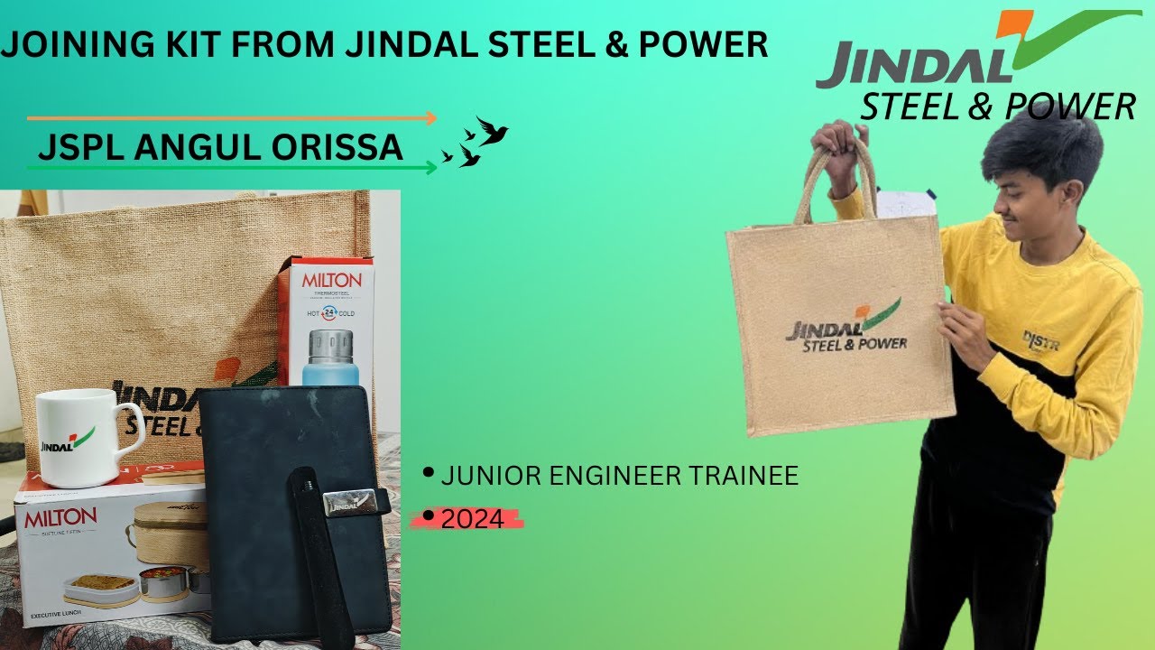 Jindal Welcome Kit Unboxing , JET welcome kit 2024 By Jindal steel & power  , #jindalsteel #jspl