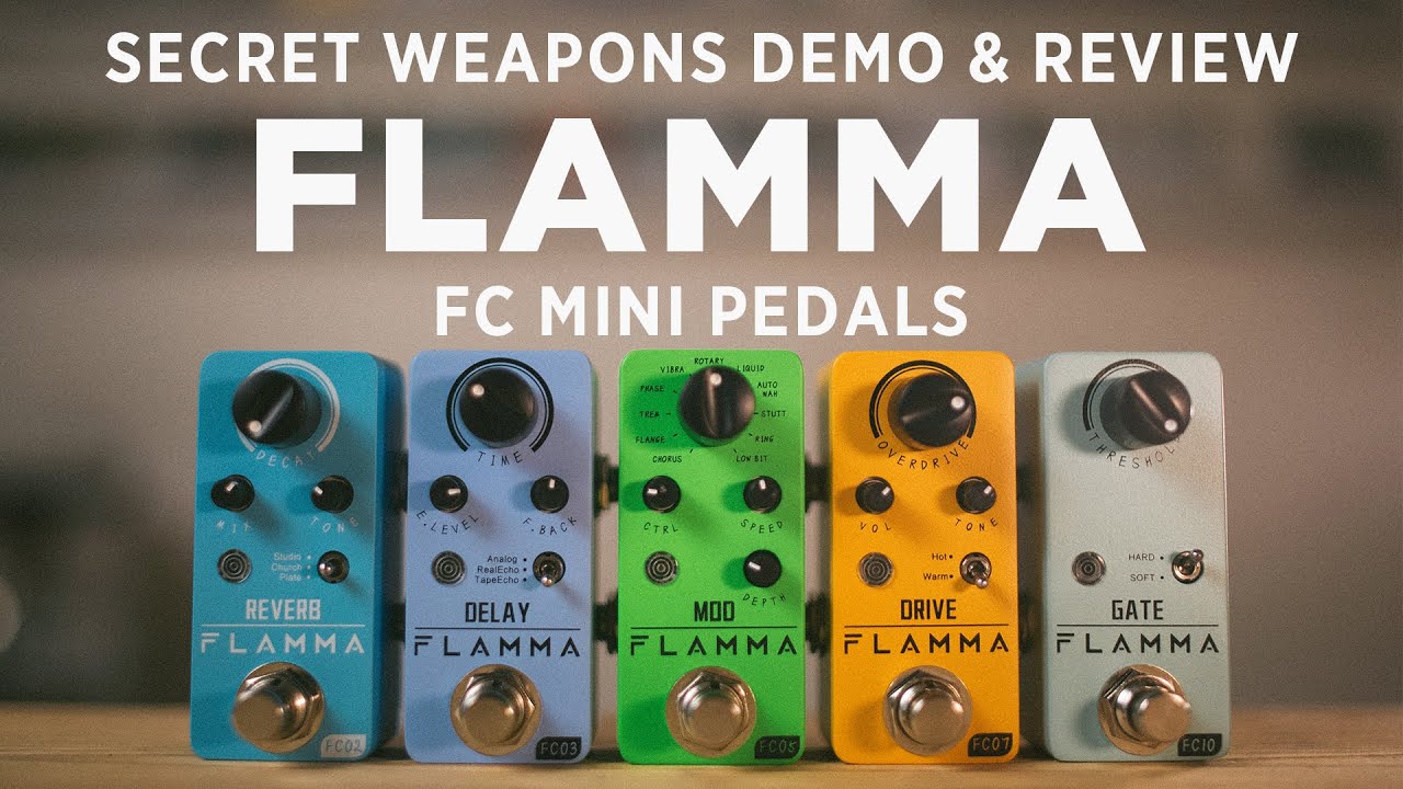 Massive Tone from Tiny Pedals - FLAMMA Innovation FC Series | Secret Weapons