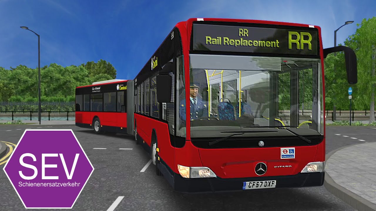 OMSI 2 Schienenersatzverkehr im Citaro G (Rail Replacement Service) ☆ Let's Play OMSI 2 | #1077