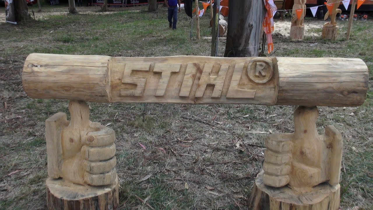 EXHIBICION DE CORTE CON MOTOSIERRA STIHL, SESIÓN COMPLETA. - VÍDEOS JEVIBE