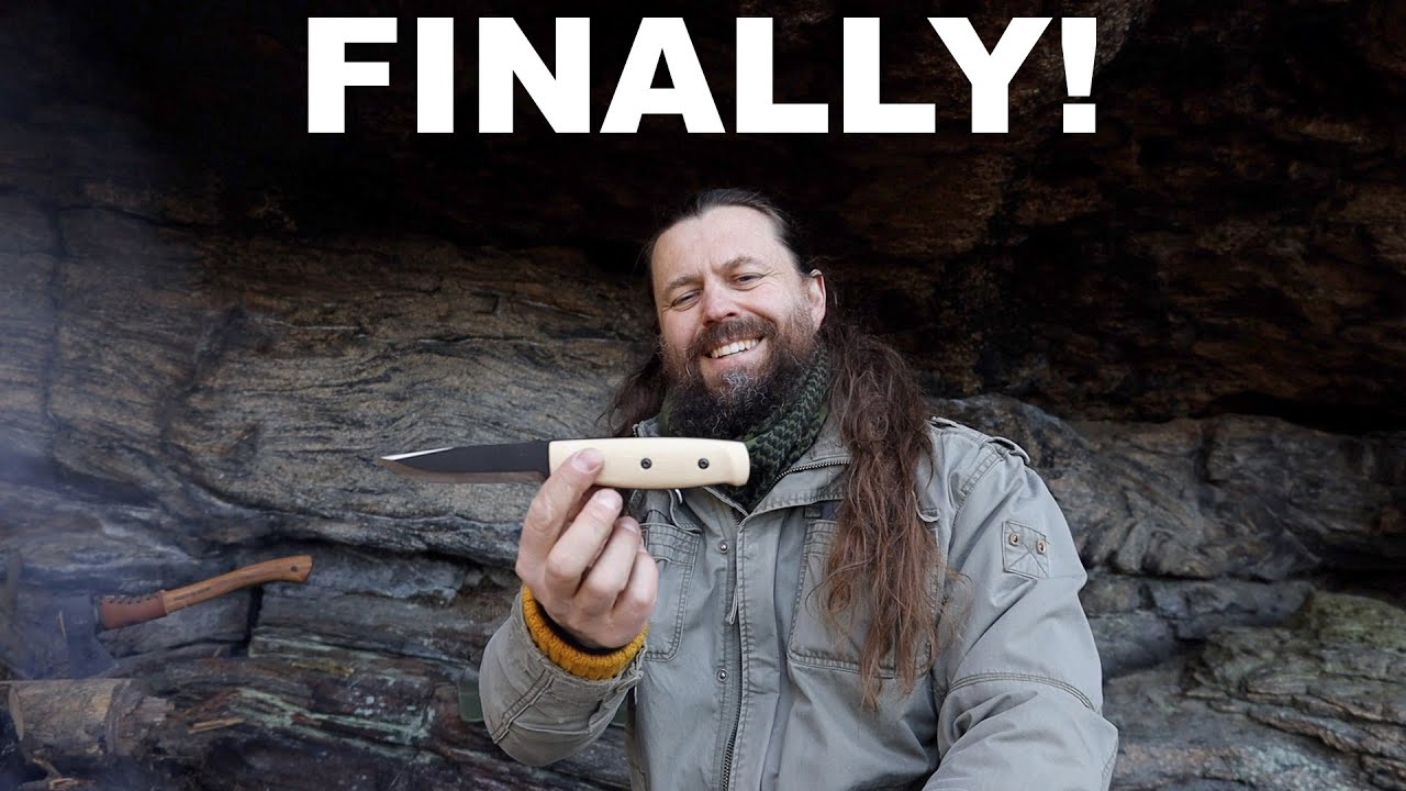 They Finally Did It! MORA LOK Full Tang Bushcraft Knife with Wooden Scales