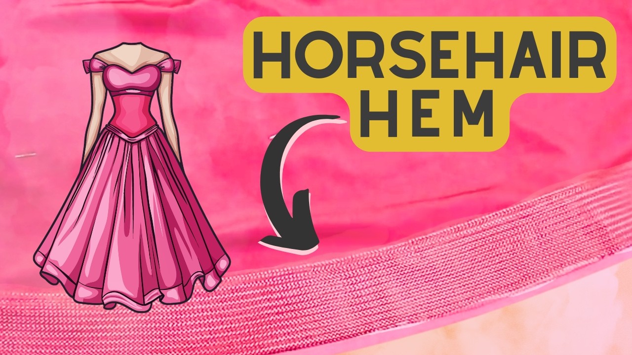 How to Shorten a Formal Dress with a Horsehair Hem