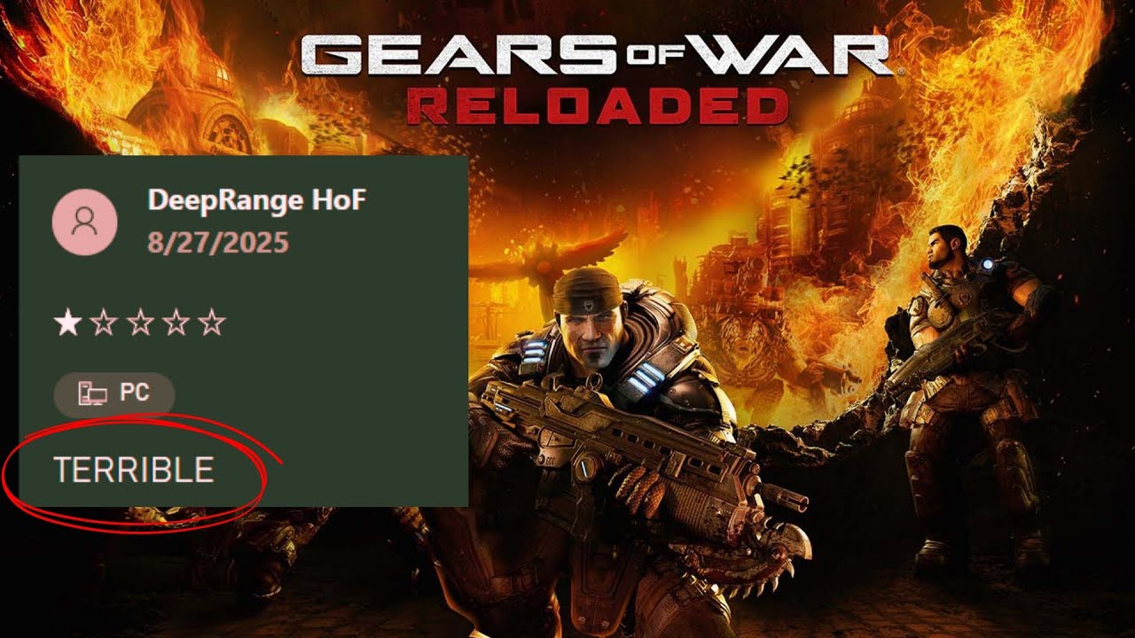 Why Are Players Giving Gears of War Reloaded 1 Star?