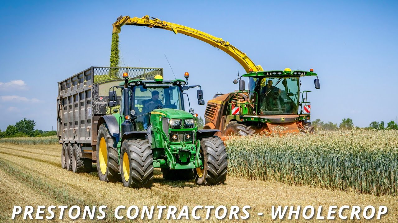 John Deere 9900i - Wholecrop Harvest - Prestons Contractors - Raw Sound.