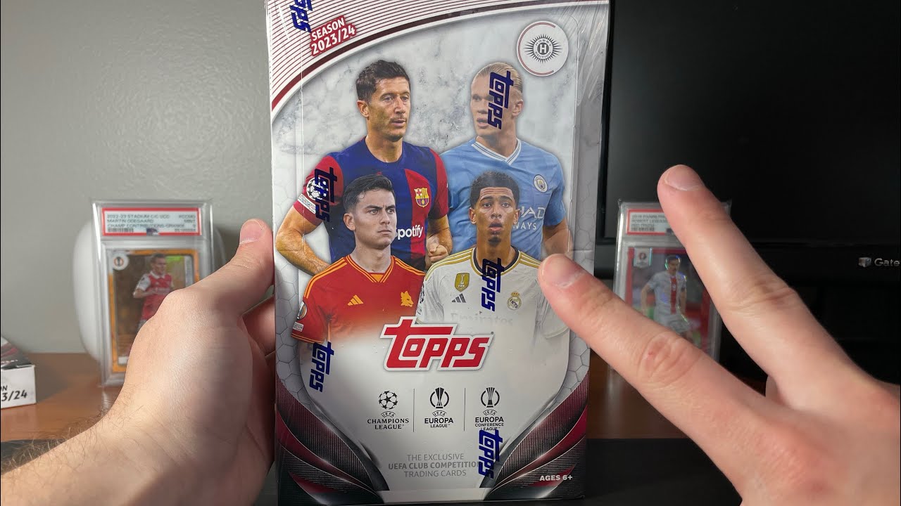 1 of 1 Barcelona Rookie!!! Opening Hobby Box #2 of Topps UEFA Club Competitions 2023/24