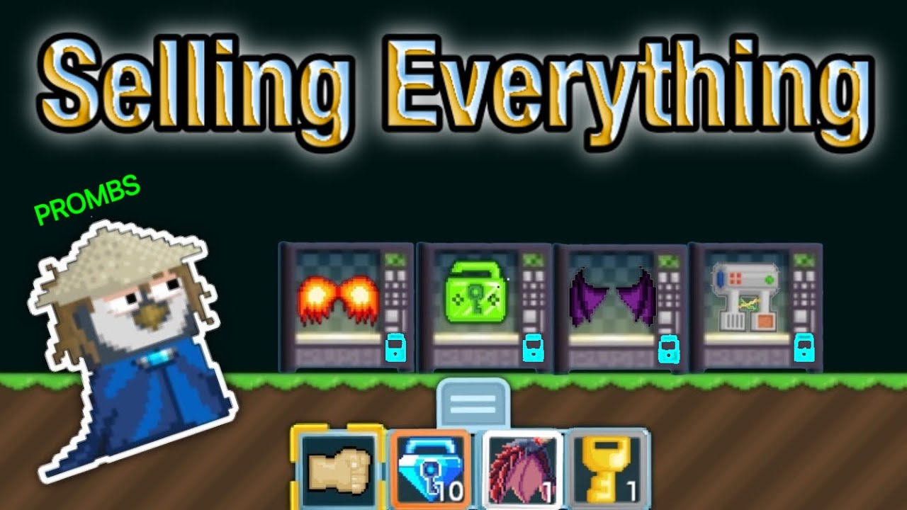 Selling Everything for Dream Item! OMG! | GrowTopia