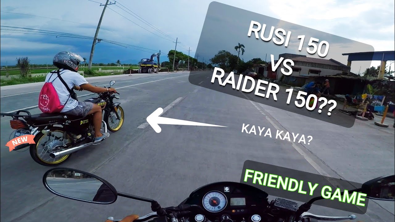 RUSI 150 VS RAIDER 150-- ENGKWENTRO SESSION 2 PEACE KAY KAPWA RIDER!!!