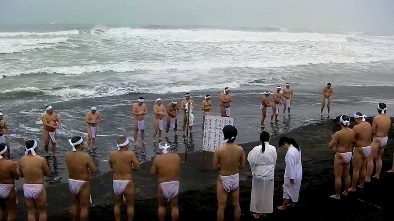大寒禊行・玉前神社（千葉県長生郡一宮町）