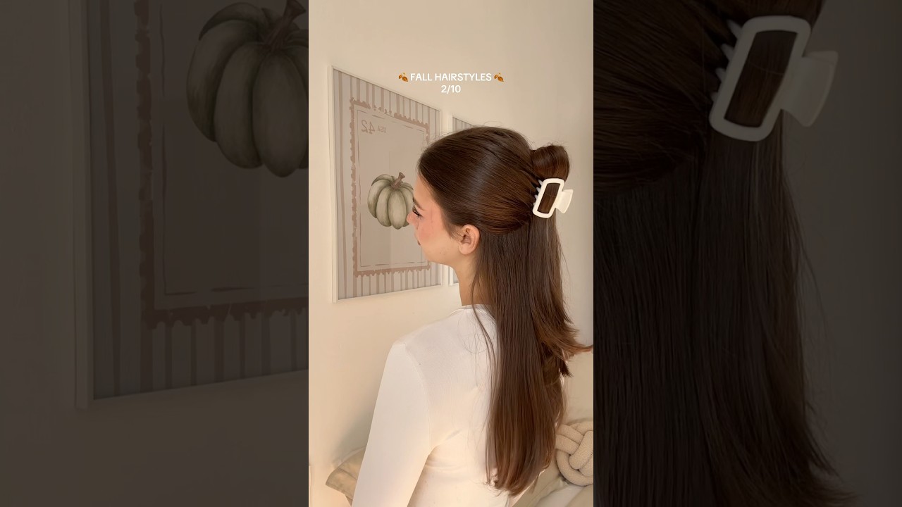 FALL HAIRSTYLES 2/10 #hairstyle #fall #autumn #tutorial