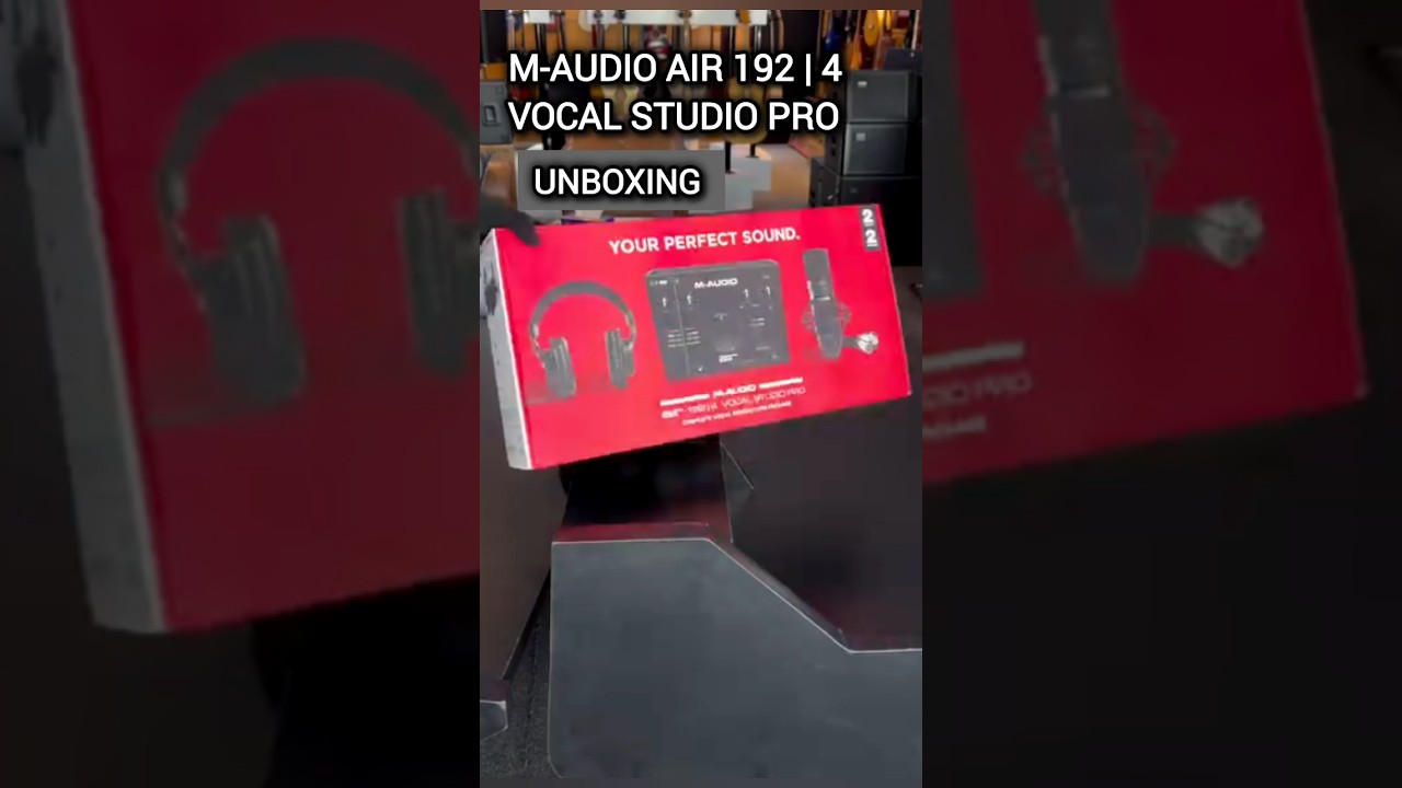 M-Audio Air 192|4 Vocal Studio Pro Unboxing 🔥 | #studiomicrophone #unboxingvideo