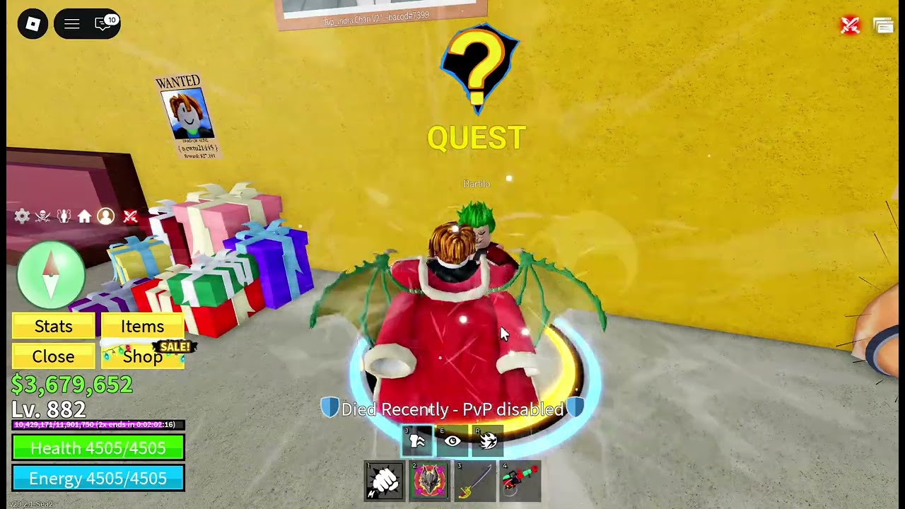 playing blox fruits (p 19)