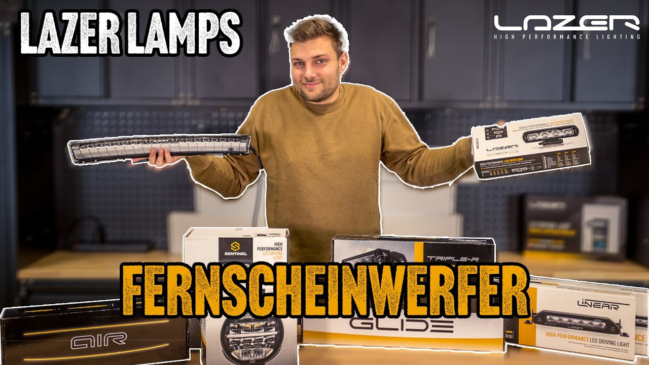 Die BESTEN ?! Fernscheinwerfer auf dem Markt | Lazer Lamps Fernscheinwerfer