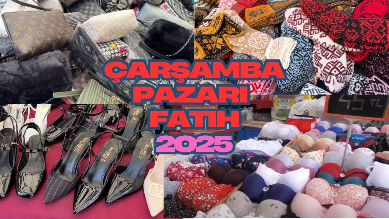 🔹 چهارشنبه‌ بازار فاتح استانبول | خرید ارزان | Fatih Wednesday Bazaar Istanbul 2025| Cheap Shopping