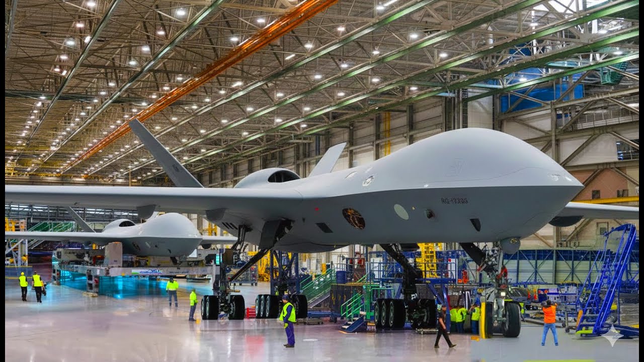 Inside the RQ-170 Sentinel Factory: Building America&rsquo;s Most Secret Stealth UAV (Full Process)
