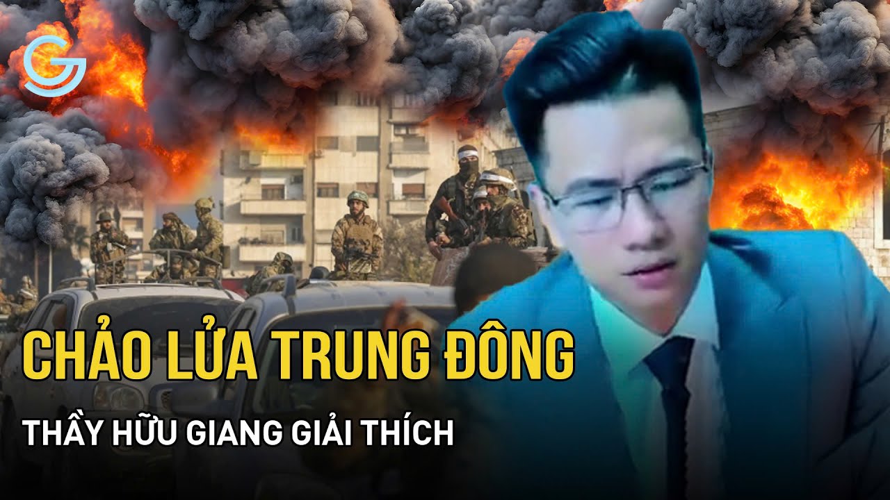 Thầy Hữu Giang giải thích căng thẳng tình hình Trung Đông | Livestream Phân Tích Xã Hội