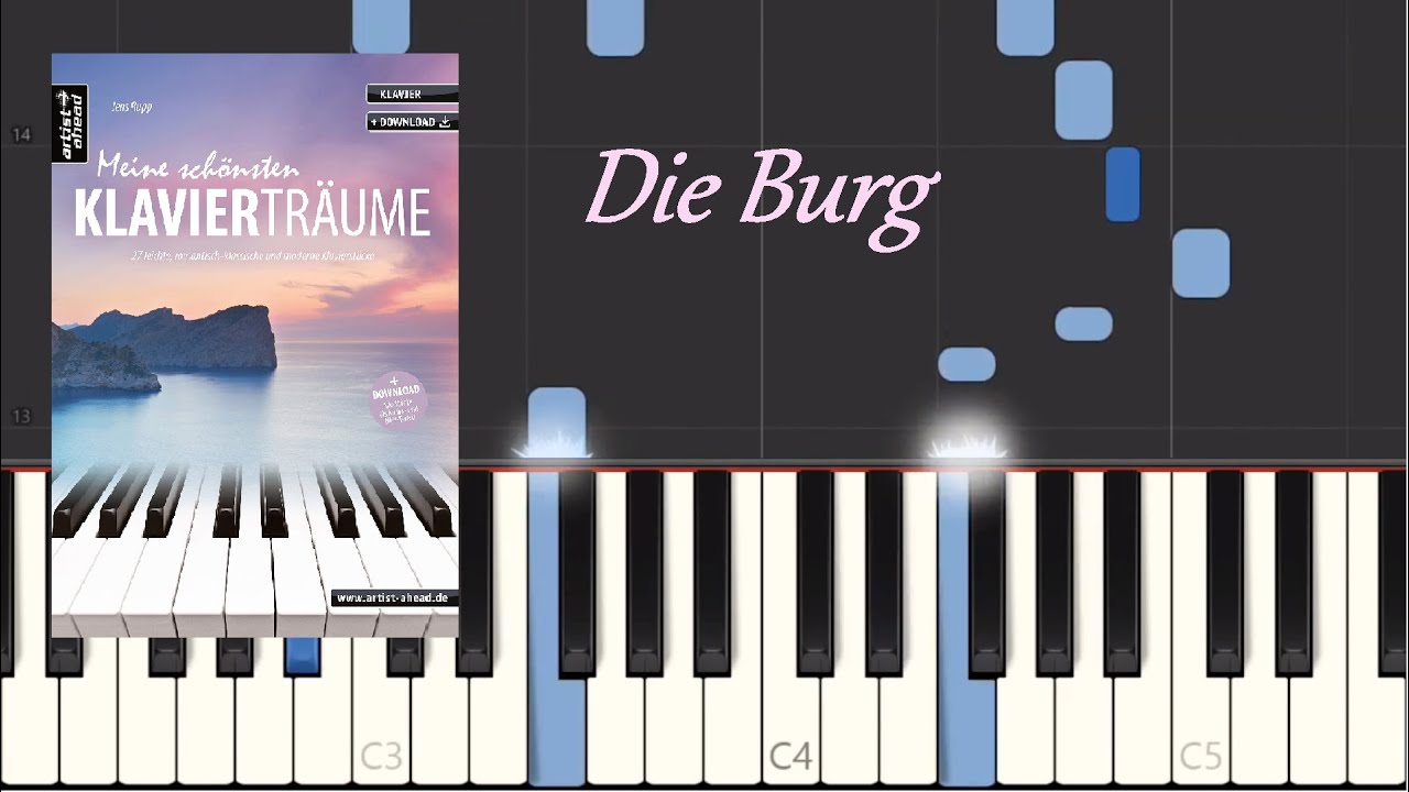 Die Burg - Jens Rupp piano tutorial (Synthesia)