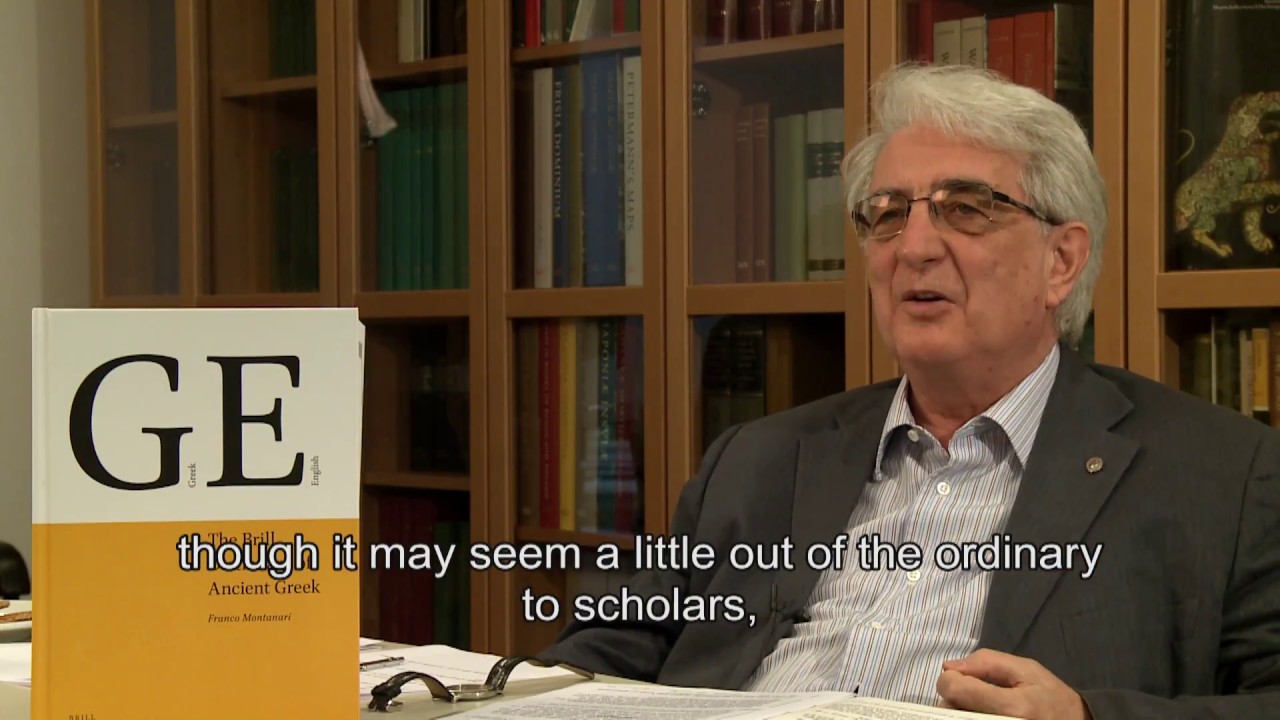 Brill's Dictionary of Ancient Greek - Franco Montanari Interview (full)