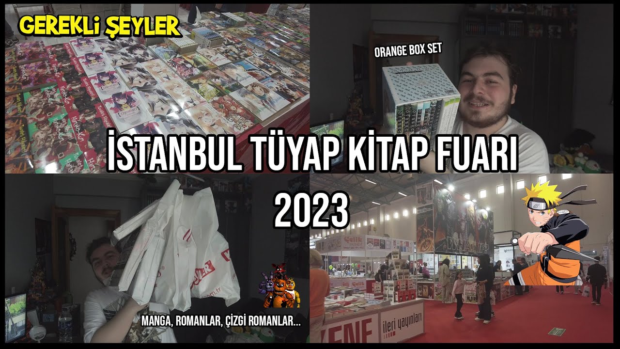 TÜYAP Kitap Fuarı İstanbul 2023 VLOG ( manga alışverişi , çizgi roman alışverişi)