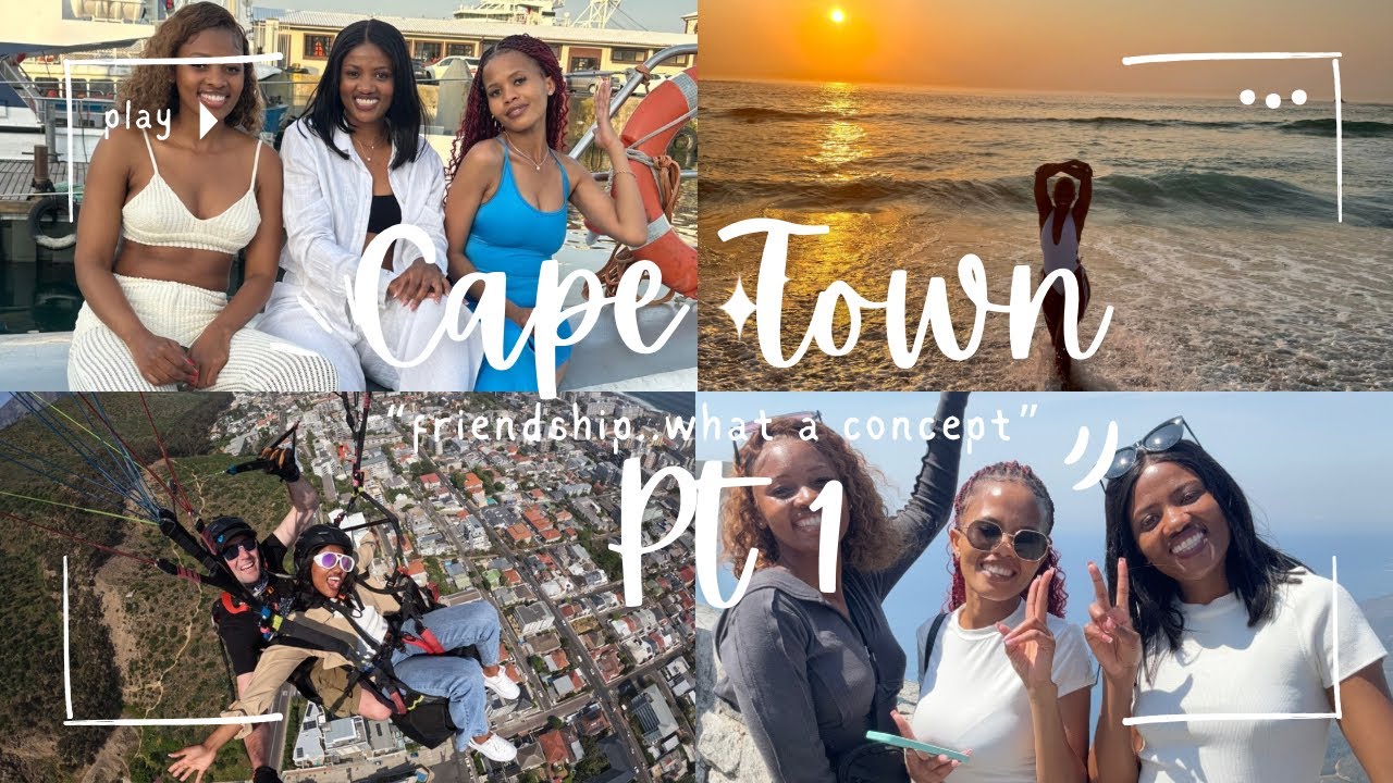 Cape Town Vlog Part 1 | South African YouTuber | Friendship | Boat Cruise | Clifton Beach