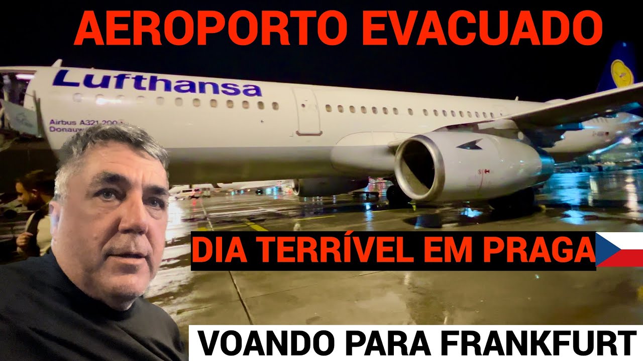 O VOO DE PRAGA🇨🇿 PARA FRANKFURT 🇩🇪DEPOIS DE UM DIA TRISTE PARA TODOS - LUFTHANSA 321