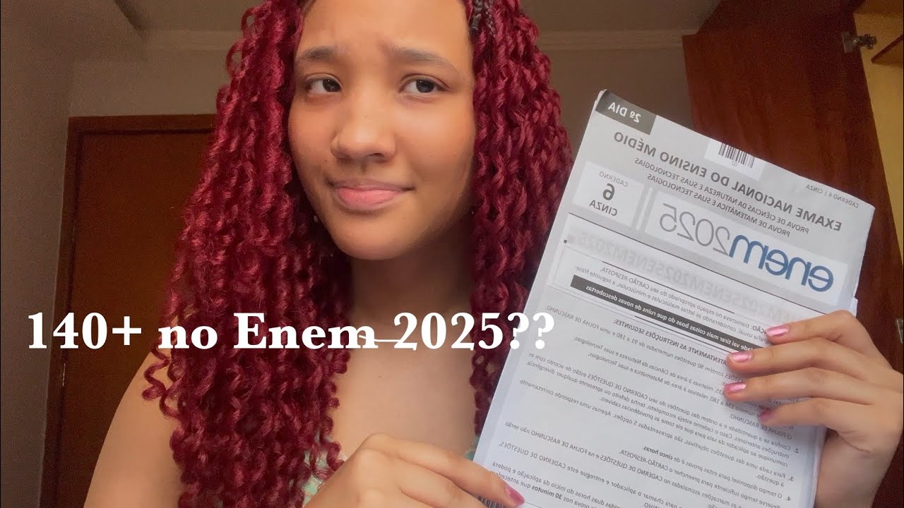 Minha estratégia para tirar 140+ no Enem 2025 | E 70+ no segundo dia!!