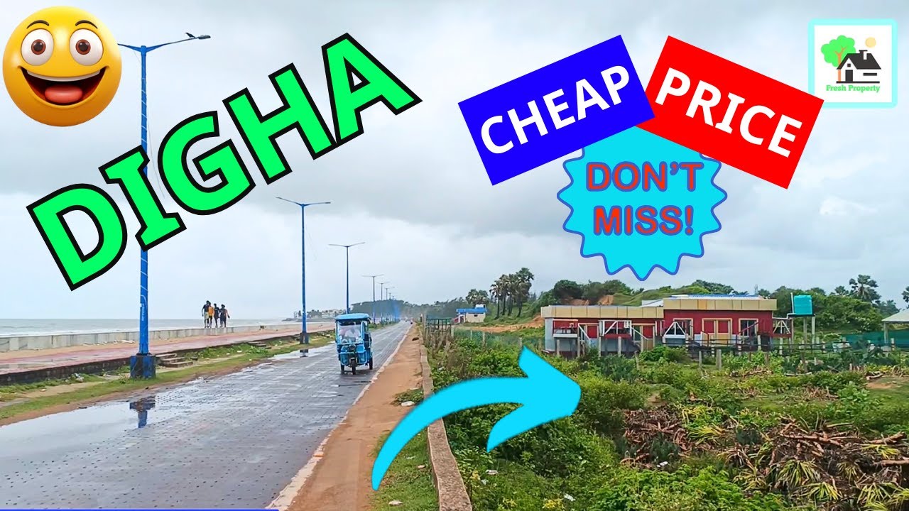 Digha land sale near sea beach | Fresh Property | Call - 9073 145 145 | #realestate #digha #tour