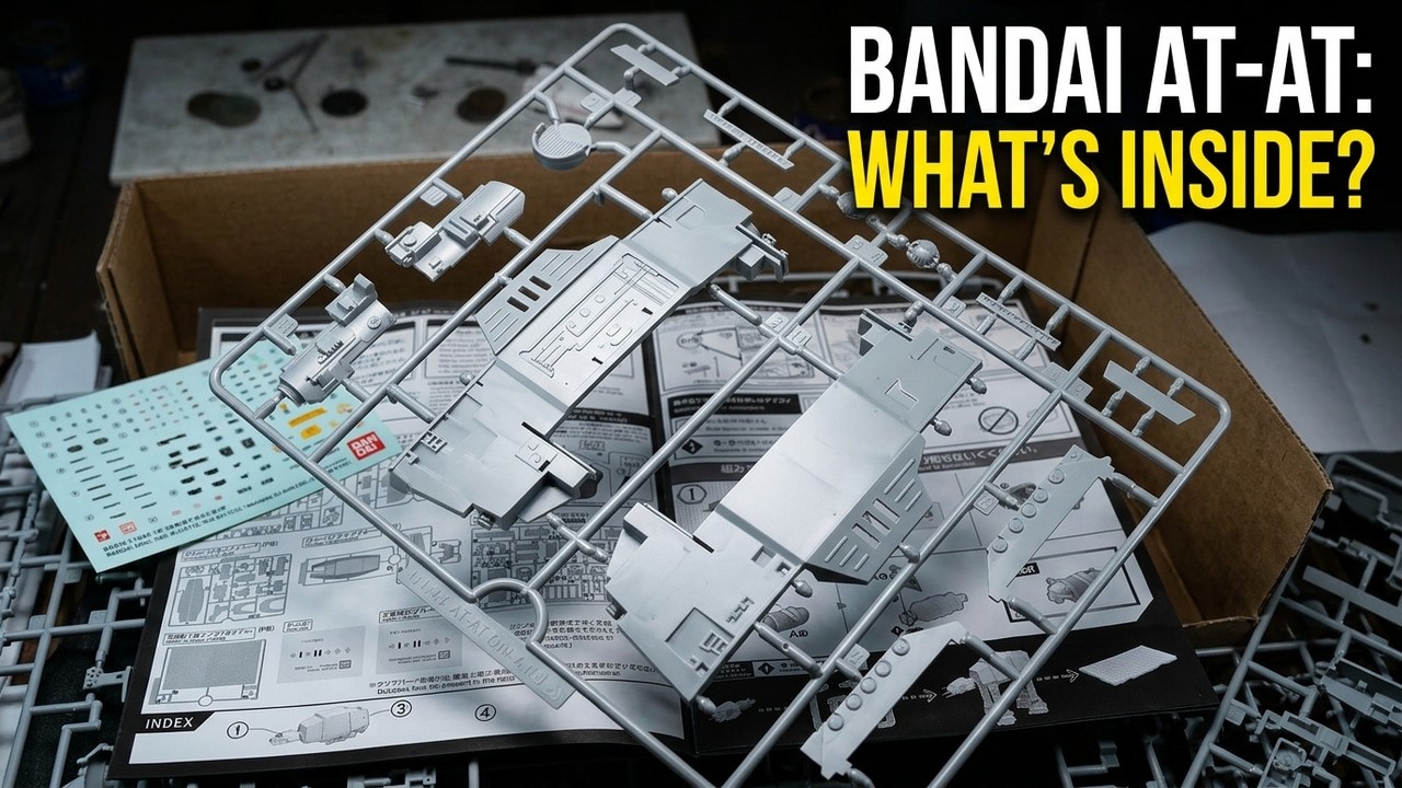 Why This AT-AT Model Kit Impressed Me | Bandai Review