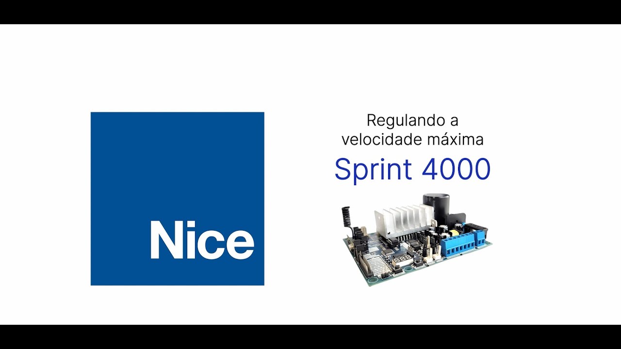 Automação | Sprint 4000 | Regulando velocidade máxima