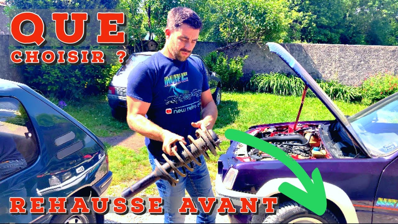 205 raid : amortisseurs, ressorts et cales … que choisir ?