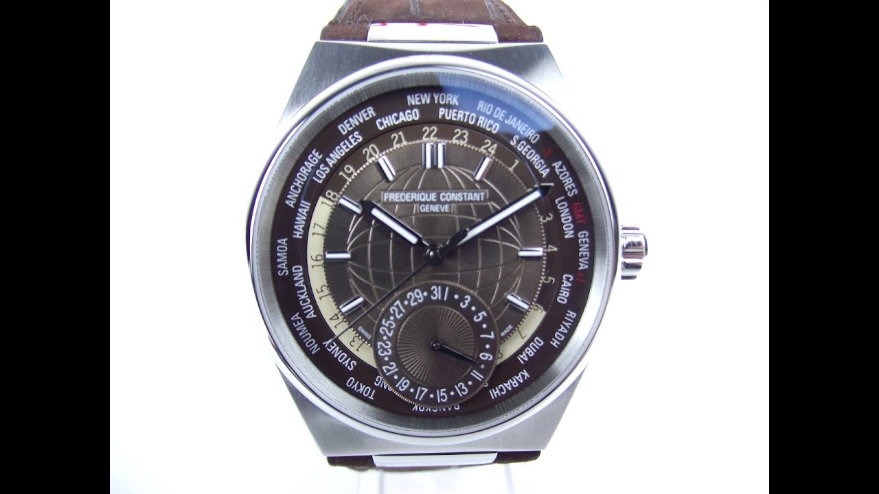 Обзор часов Frederique Constant Highlife Worldtime Manufacture FC-718C4NH6 4K