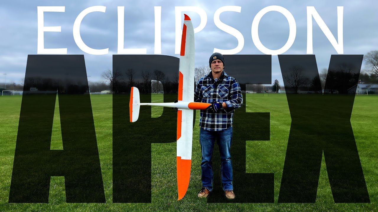 Eclipson APEX - 3D printed 2.3M glider testing
