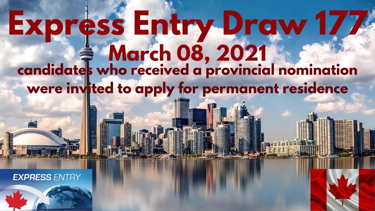 Express Entry Draw 177 | 2021| 671 PNP candidates invited