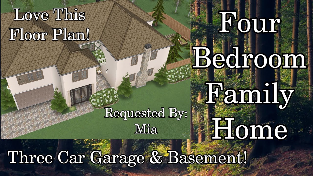 Sims Freeplay ~ Large Four Bedroom Family Home Tour 🏠❤️🌸