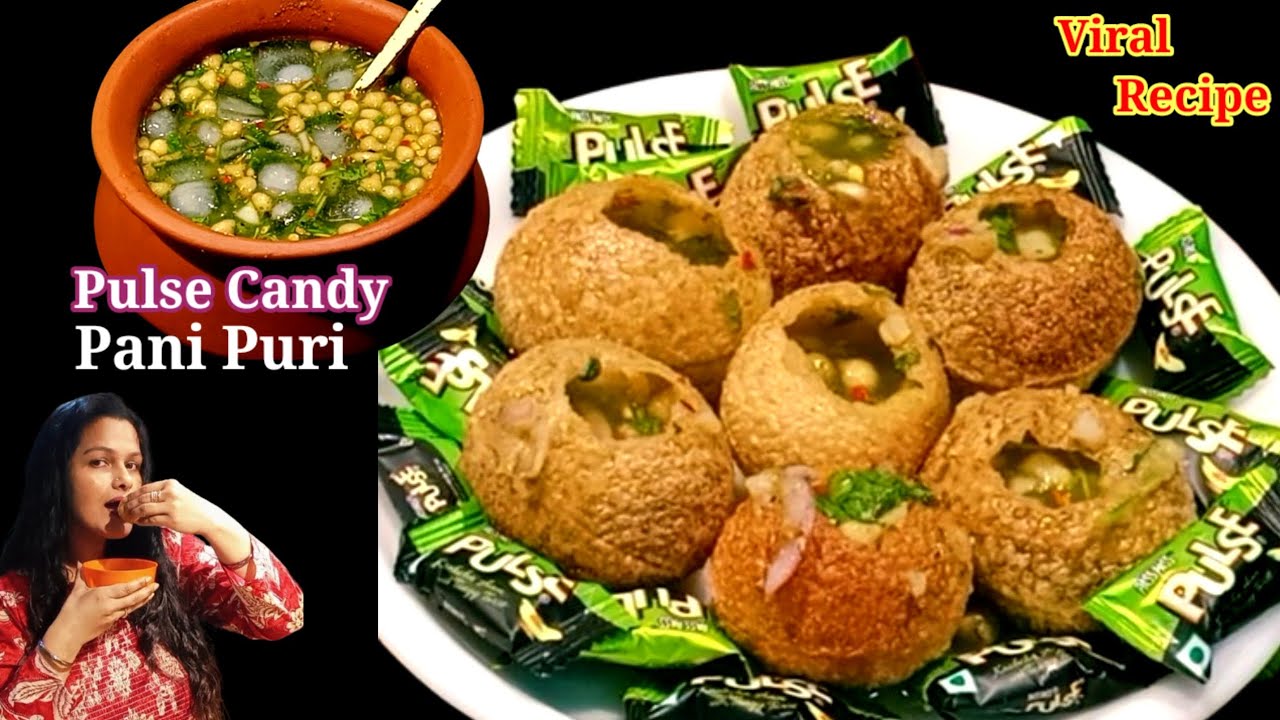 अब तो सभी यह वायरल पल्स कैंडी पानी बनाकर खायेंगे | एक बार खा कर तो देखो| Pani Puri Recipe | #Pani Pu