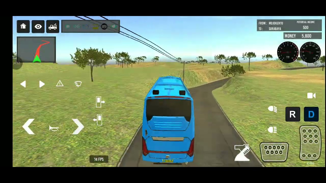 Bus simulator 3D game video indonesia new video viral video trending video new gaming video 