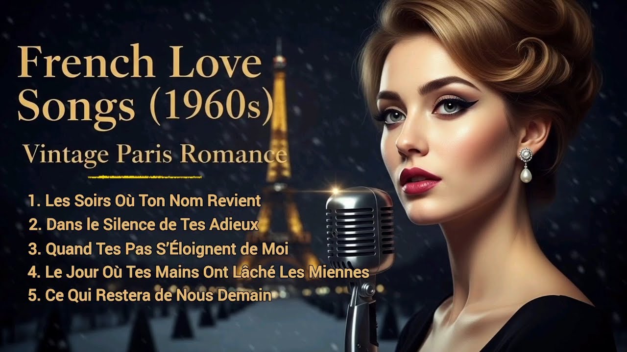 Soft Vintage French Love Songs 💔 Heartfelt 1960s Paris Romance Playlist
