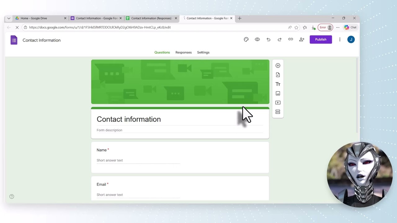 How to convert Google Forms to Google Sheets 🤖 | Quick Access Shortcut Tutorial