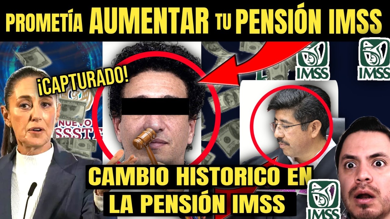 PENSION IMSS GRAN CAMBIO🤩😱DETENIDO ROBABA PENSIONES💥LE FALTAN AL RESPETO A SHEINBAUM EN LA MA&Ntilde;ANERA💥