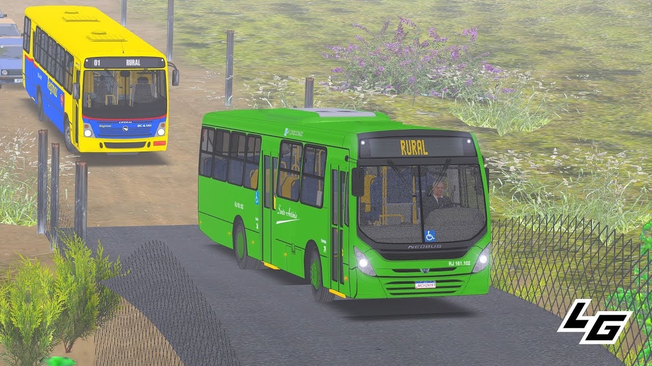 🔴[OMSI 2] Neobus New Mega OF-1721 BlueTec 5 +G27 | padrão RJ - Mapa Vale dos Platanos