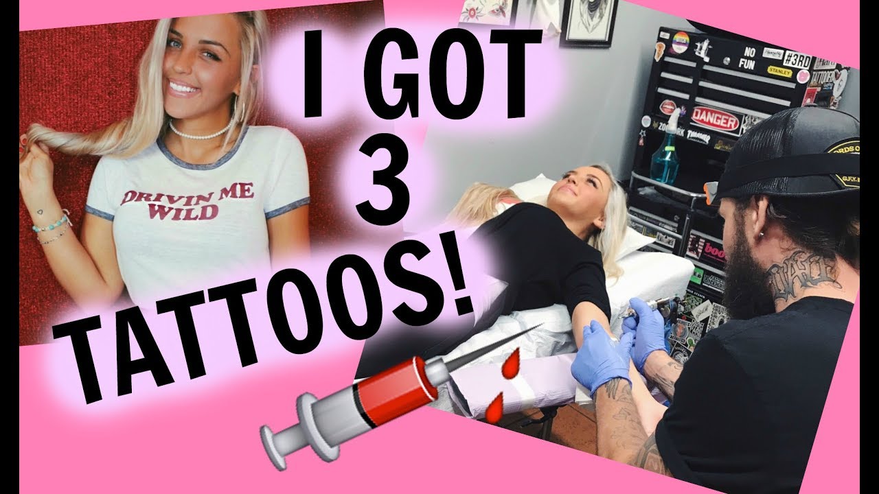 I Got 3 Tattoos!