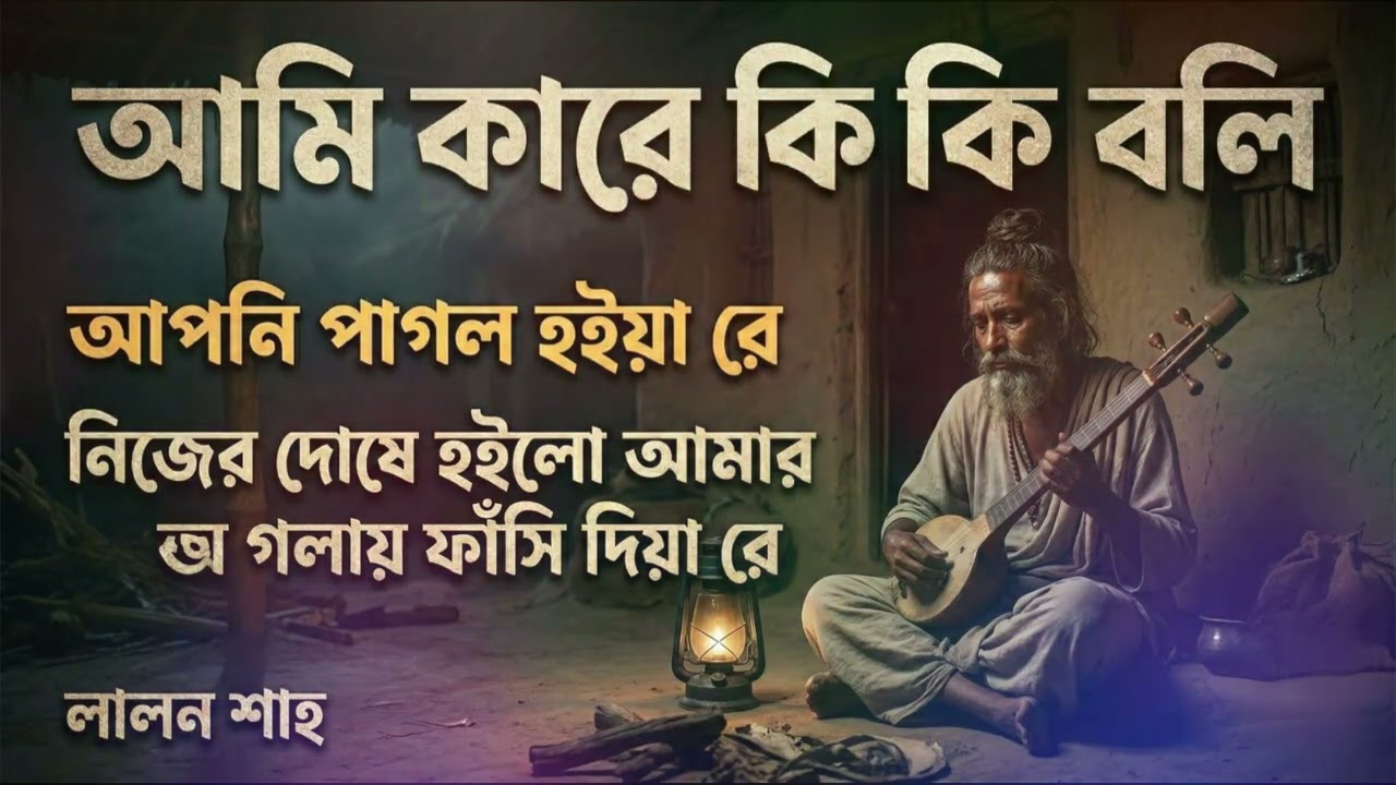 আমি কারে কি বলি |২০২৬ এর নতুন বাউল গান#LalonGeeti#LalonShah #FolkMusic#লালন_গীতি#বাউল_গান#BanglaFolk