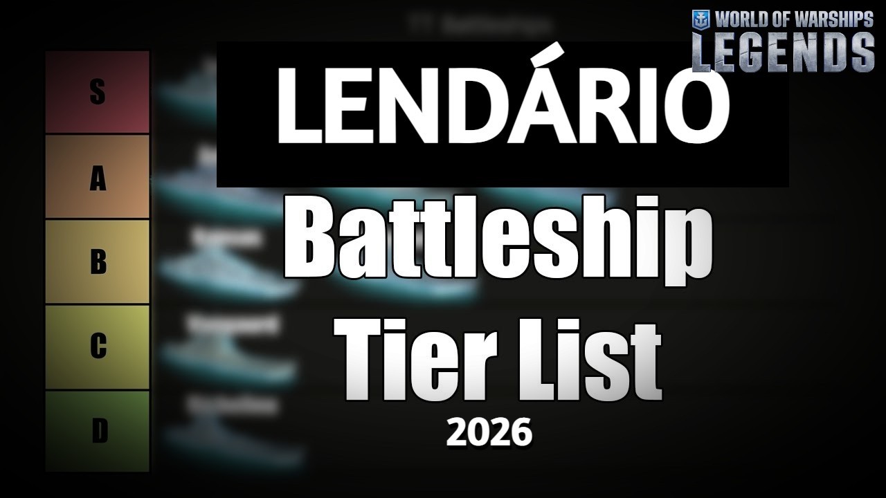 TIER LIST DOS ENCOURAÇADOS LENDÁRIO!! - WORLD OF WARSHIPS LEGENDS - XBOX SERIES