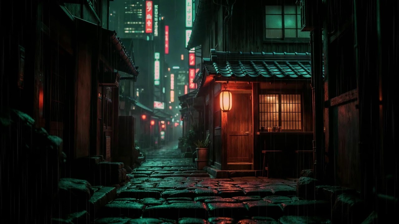 Rain Ambience Japan | Vintage Lofi Productivity