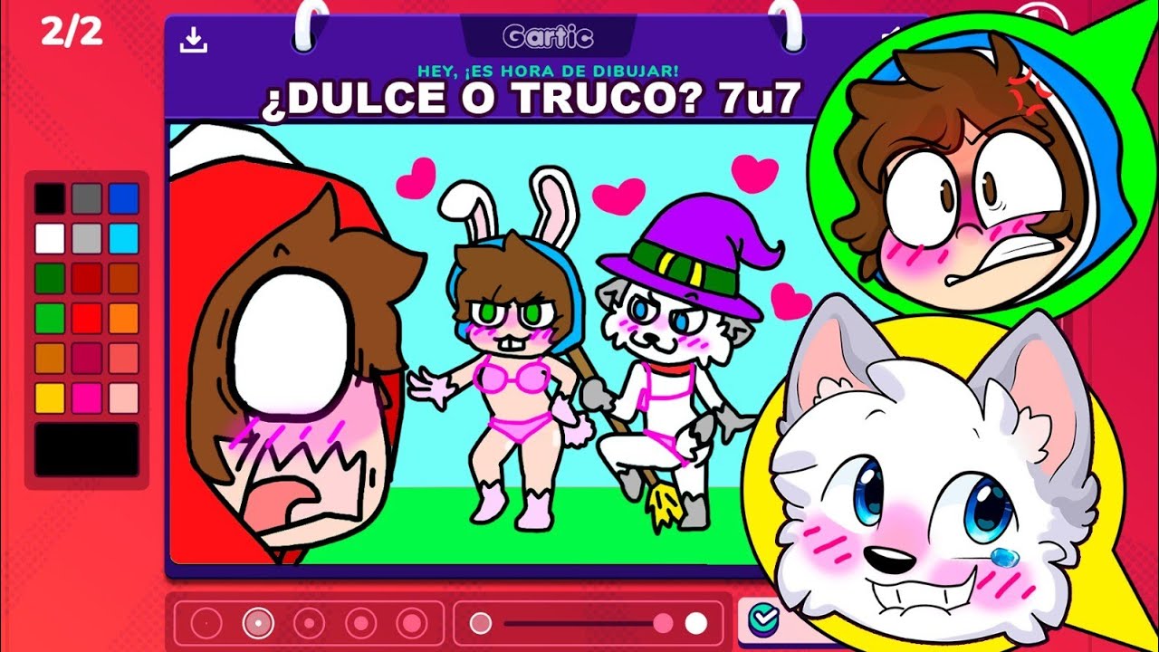 ¡Los DISFRACES mas ATREVIDOS de HALLOWEEN! 😂🎨 GARTIC PHONE