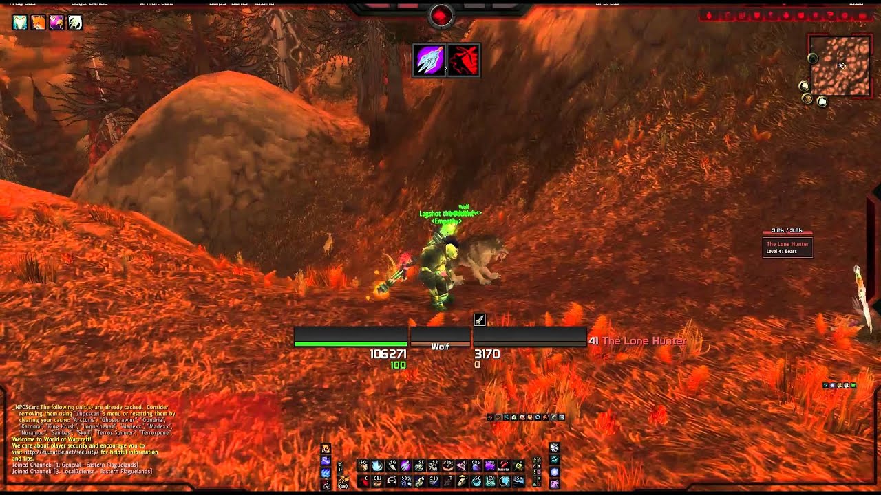 Lone Hunter Tame Guide - With Sword in Head! - WoW Short Syigamer