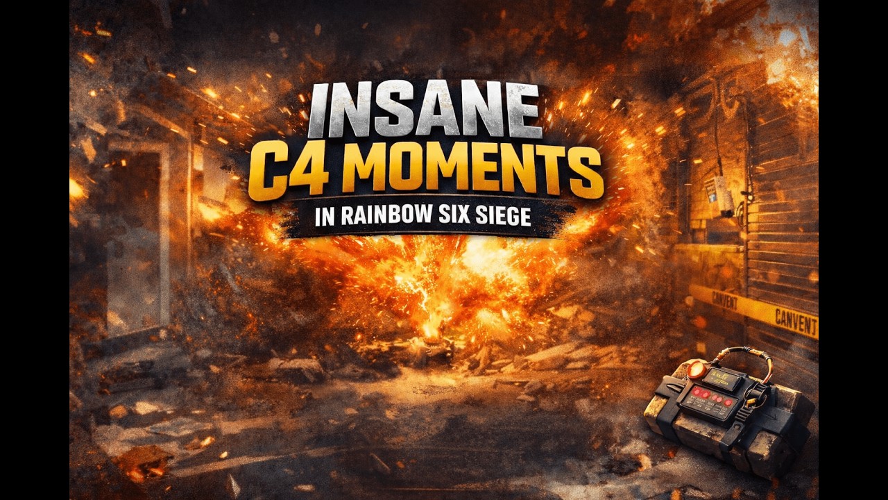 💥INSANE C4 Moments in Rainbow Six Siege #shorts #rainbowsixsiegeclip #r6siege #siegemoments
