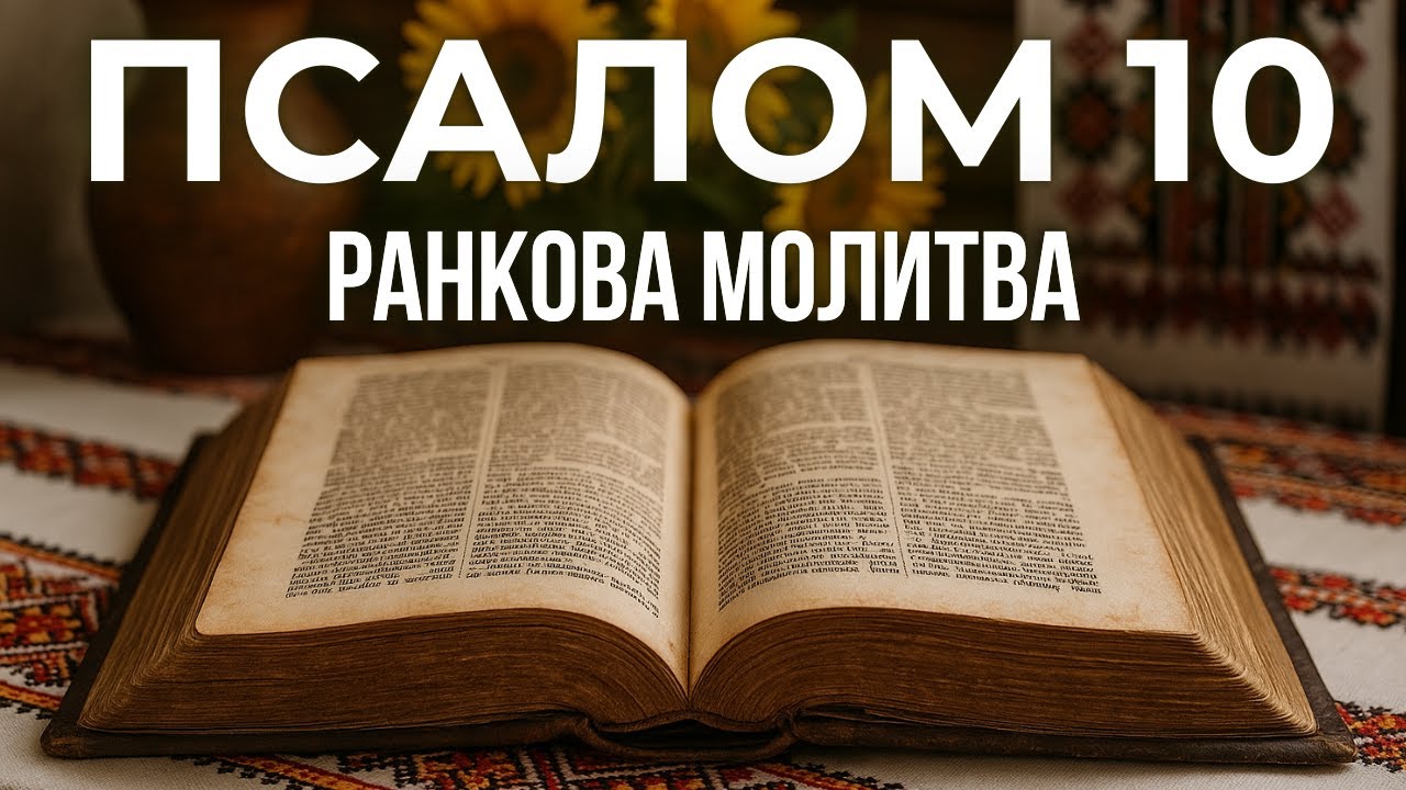 ПСАЛОМ 10 | Як знайти спокій, коли світ хитається | Ранкова Молитва