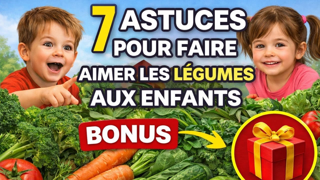 Comment faire aimer les légumes aux enfants : 7 astuces + 1 bonus