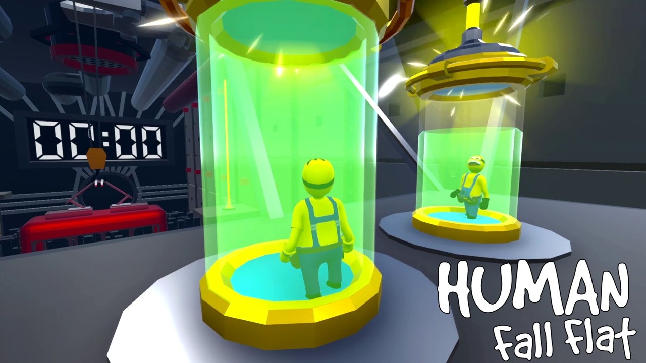 Игра на выживание с миньонами и кальмарами в Human Fall Flat
